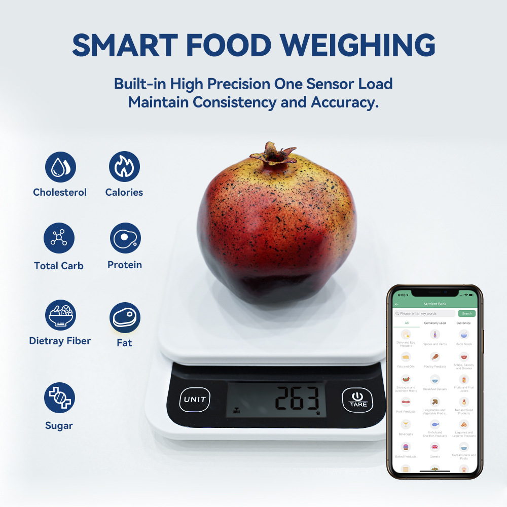 Smart Bluetooth Kitchen Nutrition Scale