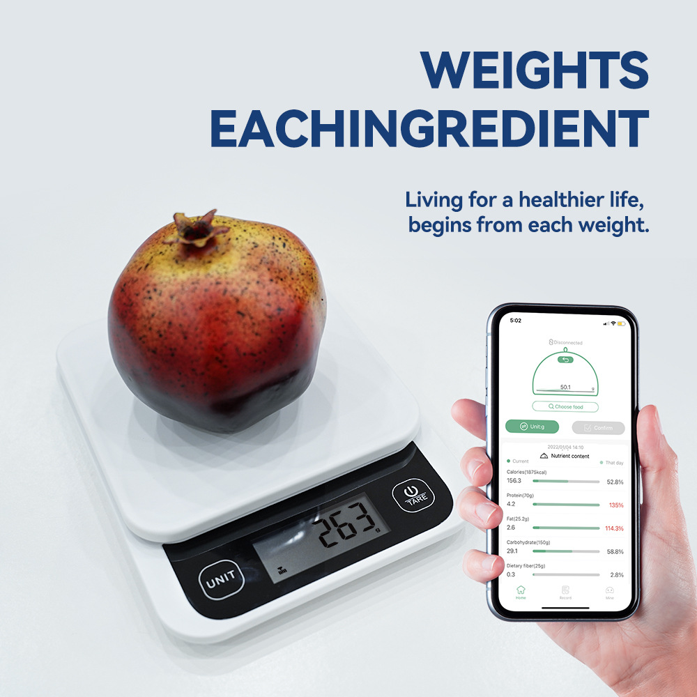 Smart Bluetooth Kitchen Nutrition Scale