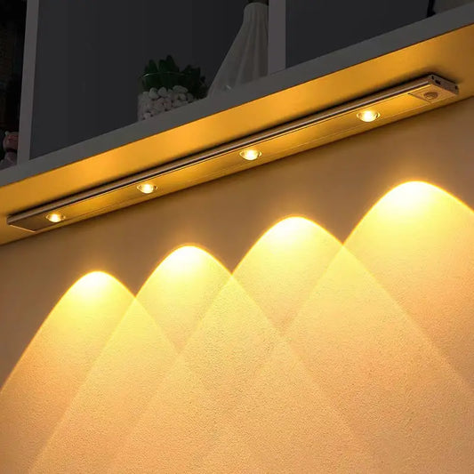 Wireless Motion Sensor LED Under Cabinet Lights – 2 Pack