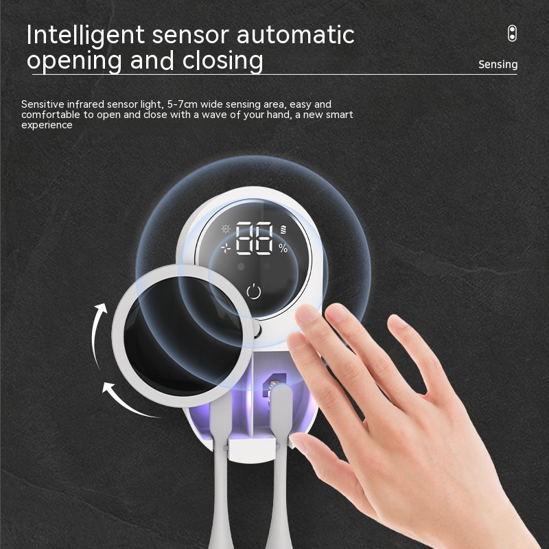 UV Toothbrush Sanitizer with Smart Sensor